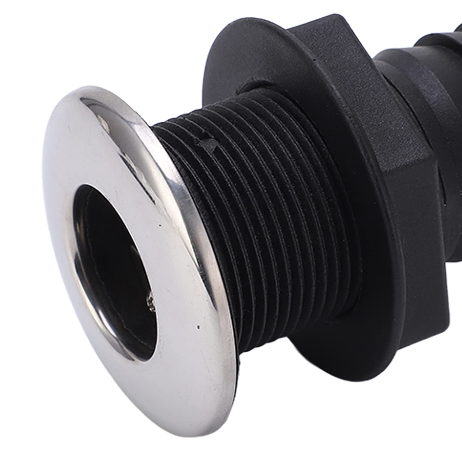 Raccordo Passascafo Dritto In Acciaio Inox 316 Per Barca – 3/8 Di Pollice, Connettore Per Tubo Flessibile - 2