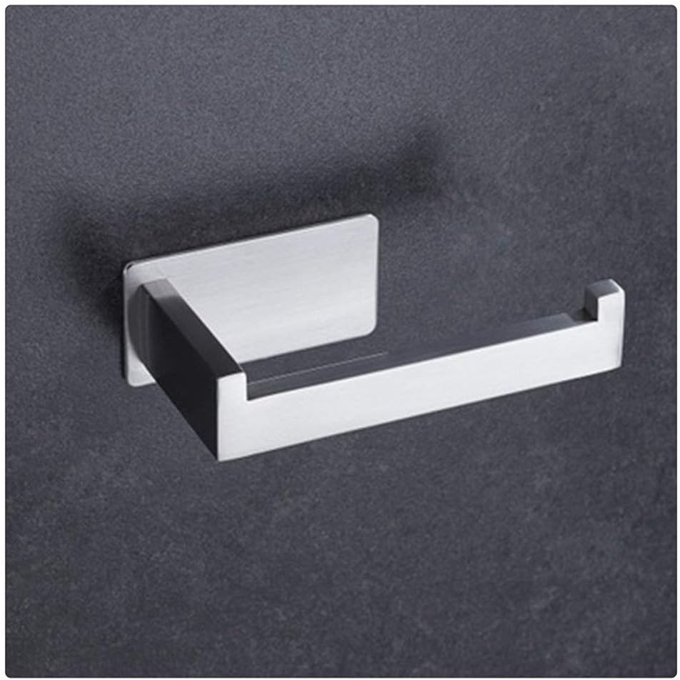 1Pcs Self Adhesive Stainless Steel Kitchen Tissue Hanging Holder Bathroom Toilet Roll Paper Holder Towel Rack Cabinet Door Hook