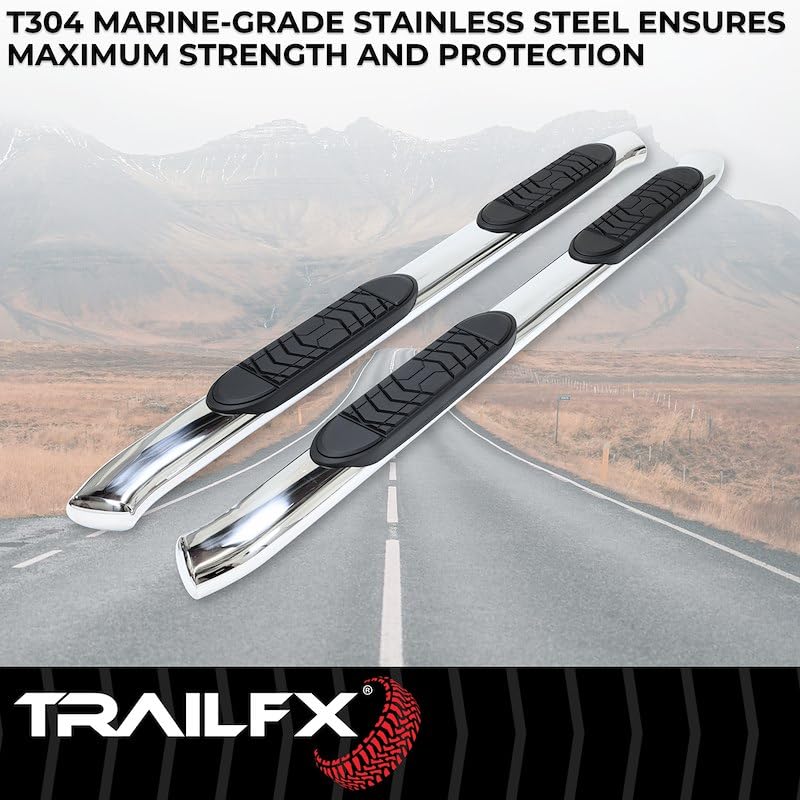 Estribos TrailFX Ovalados 5 Pulgadas para Silverado miniatura 2