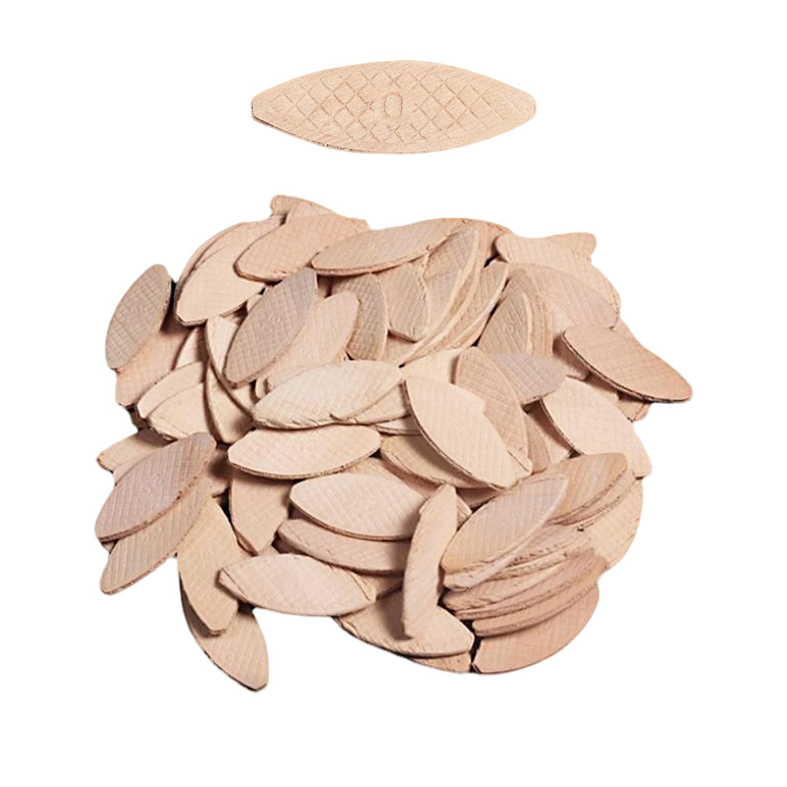 100 Piezas Galletas de Unión, Galletas de Madera, para Unir Piezas de Madera, Carpinteros y Proyectos de Bricolaje