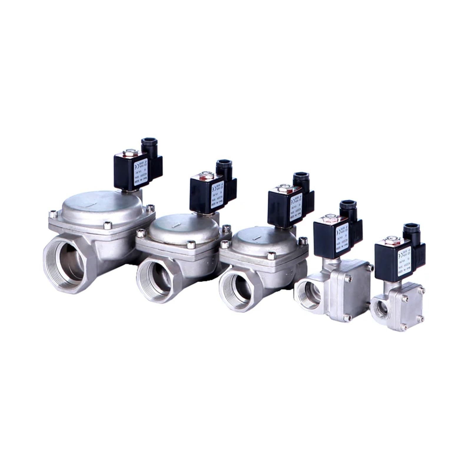 Électrovanne électrique inox 12V 24V 220V à membrane pilote