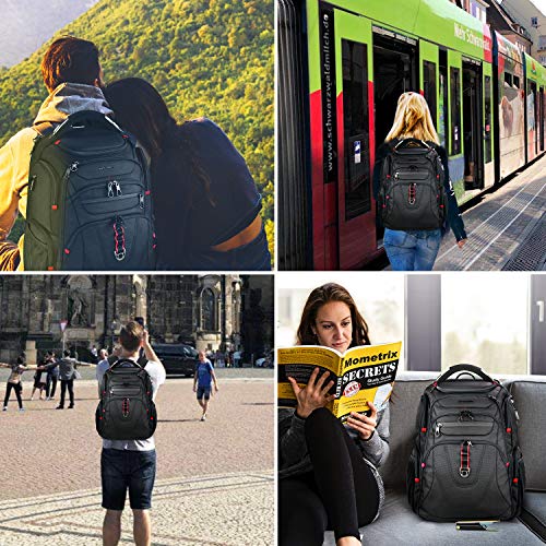 KROSER TSA Friendly Travel Laptop Backpack 17.3 inch XL Computer Backpack Water-Repellent College Daypack Business… - Image 8