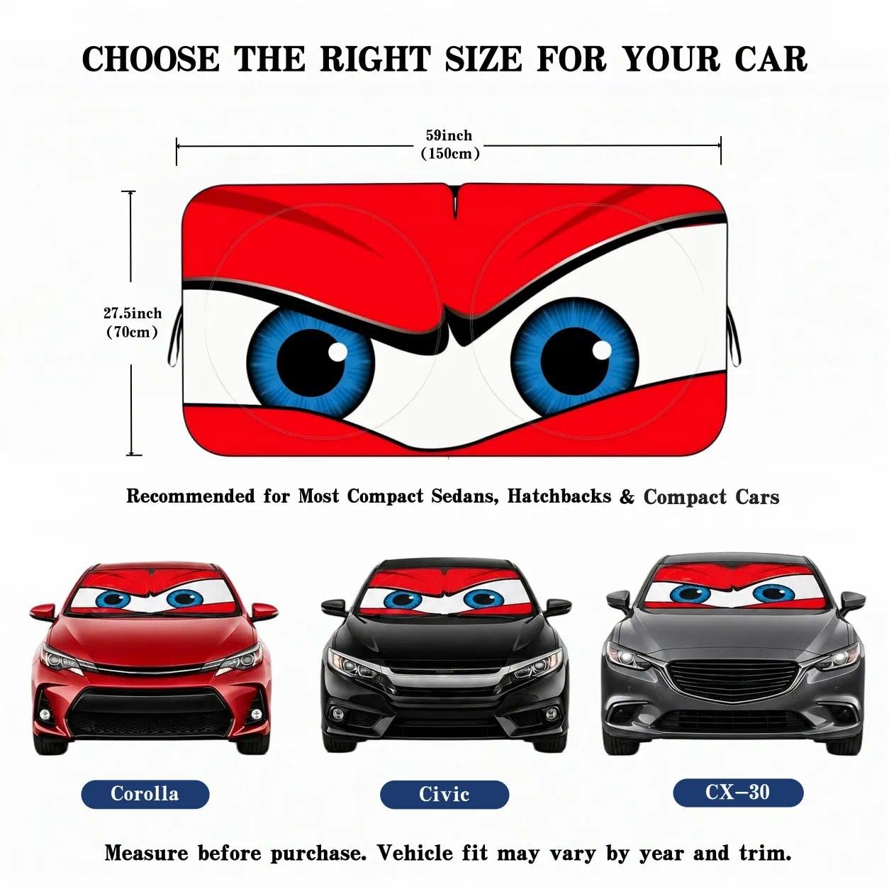 Amazon.co.jp: 車用フロントガラスサンシェード、ユニバーサル