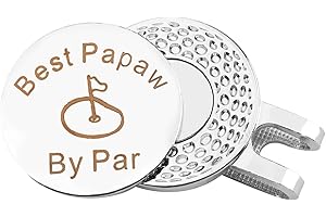 Daddy Grandpa Golf Balls Best Dad/Papaw Golfer Funny Golf Ball Marker Gift