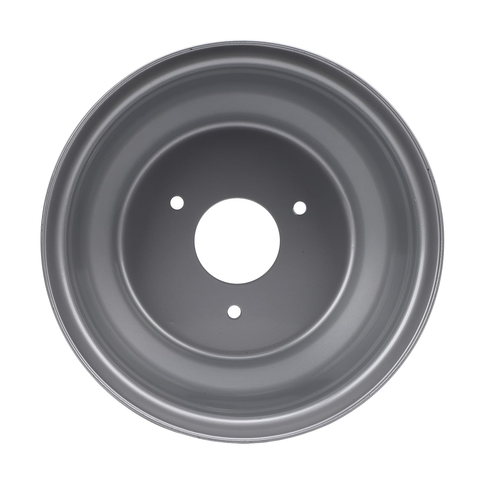 Haute Résistance 18X9.50-8 ATV Jante De Roue pour 8 Pouces Moyeu De Remplacement pour Go Karts et Voiturettes De Argent En Alliage D'aluminium (Trois trous (espacement des trous: