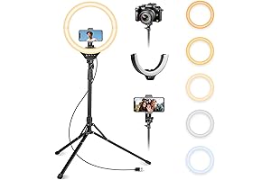 Aureday Selfie Ring Light: Illuminate Your Makeup, Videos, and Photos Like Never Before