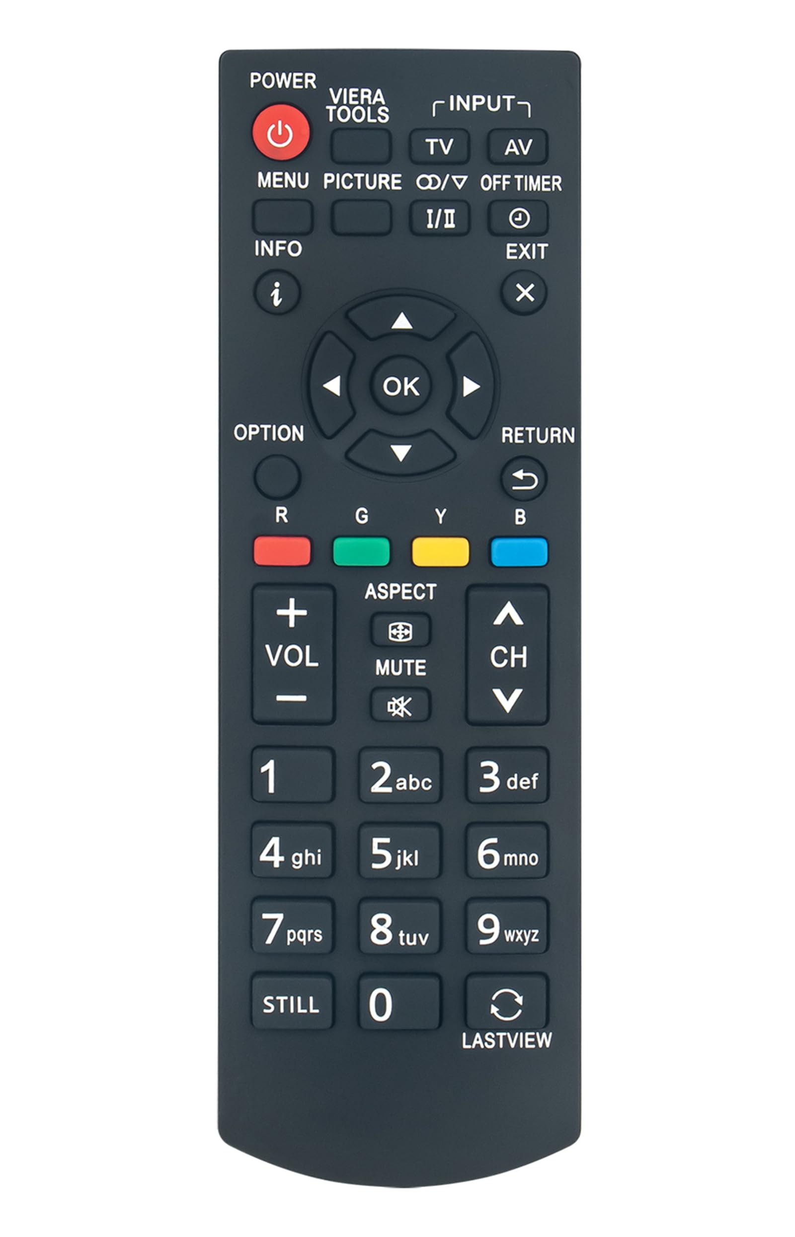 AULCMEETN2QAYB000825 Replace Remote Control Compatible with Panasonic Viera TV TH-L32XV6G TH-L39EV6G TH-L32XV6K TH-L39EV6K TH-L32XV6M TH-L39EV6M TH-L39EV6X