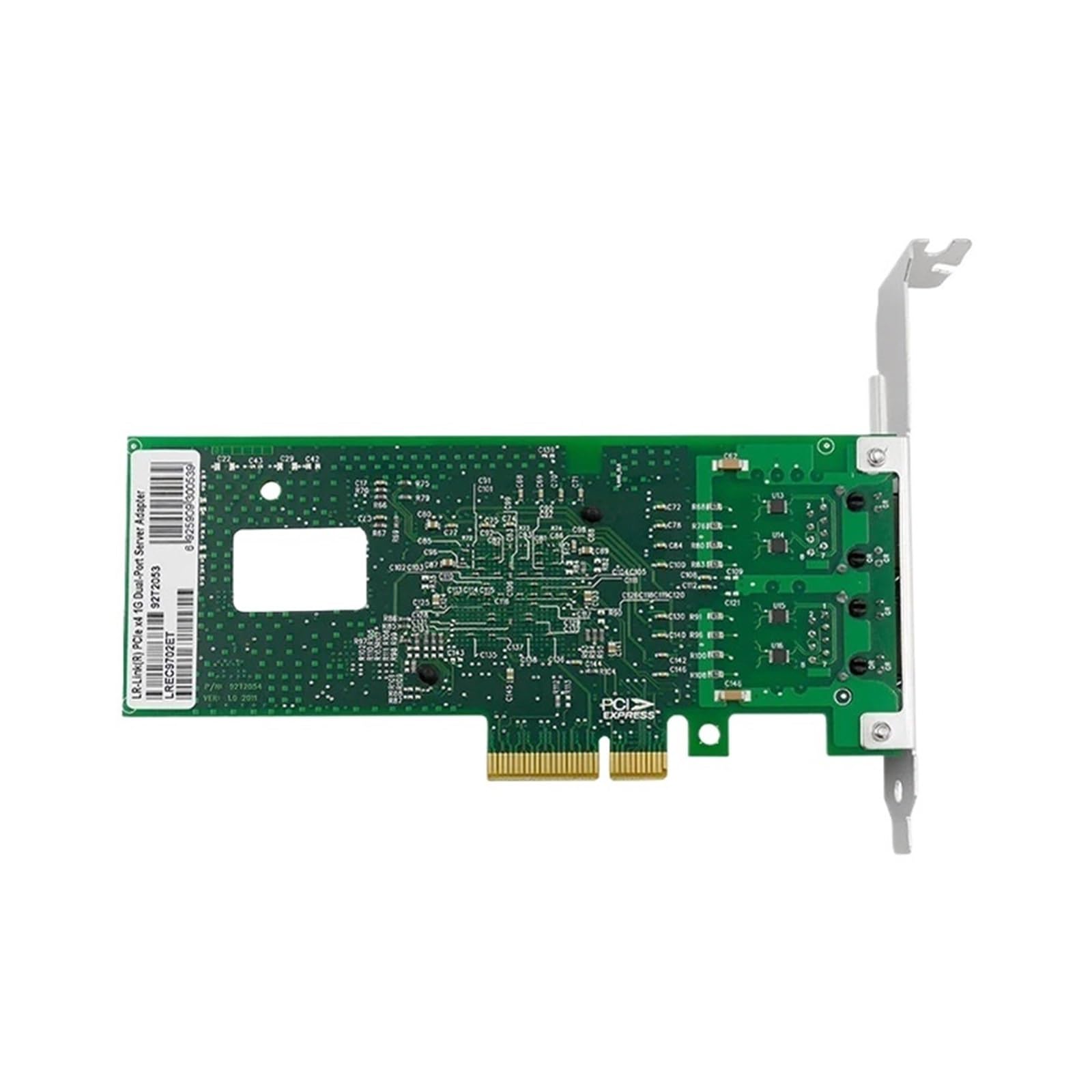 Carte réseau Gigabit double port puce 82576 interface PCIe X4 stable