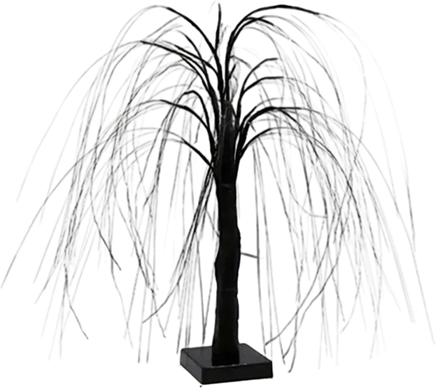 Tree Lights Indoor | LED Battery Powered Table Lamp | Pre-Lit Weeping Willow Tree Decor - for Living Room Bedroom Office Shelf Outdoor New Year Wedding Party Holiday