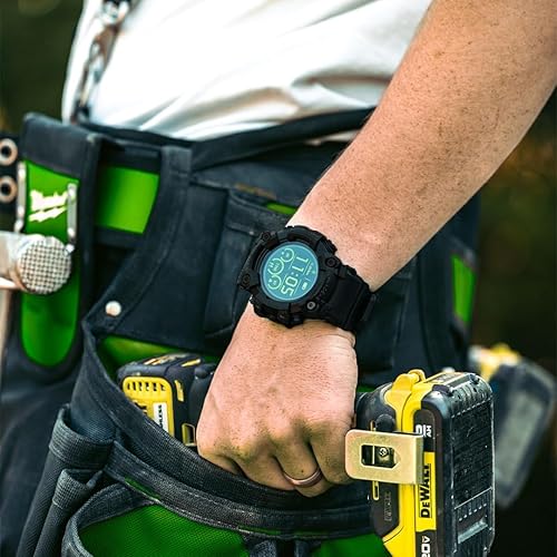 Miniatura 2 de ALPHAGEAR Delta - Reloj inteligente militar para hombre, reloj inteligente militar, reloj deportivo con pantalla HD de 1.45 pulgadas, batería de 14