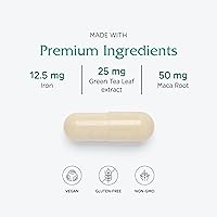 Vista 4 de Vitanica FemTeen Simetría, Vitaminas para Adolescentes Multivitaminas Diarias, Vegano, 120 Cápsulas