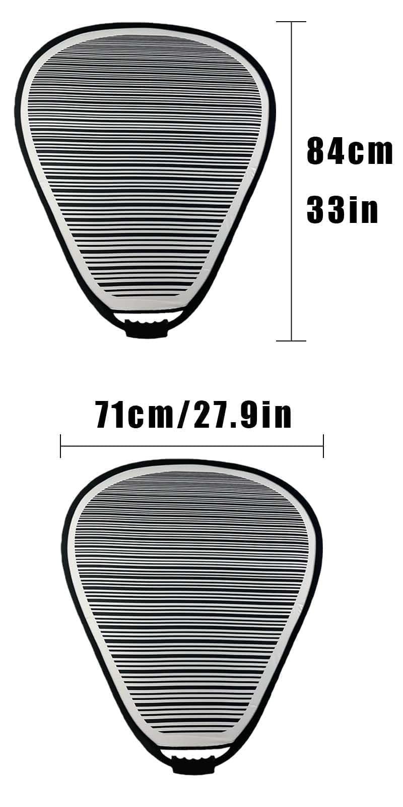 Riflettore per Ammaccature Auto,80cm Pieghevole Pannello Delle Ammaccatura,Riflettore pieghevole a strisce,riflettore per auto,Pieghevole Pannello Delle Ammaccatura,per ammaccature, porte, tester