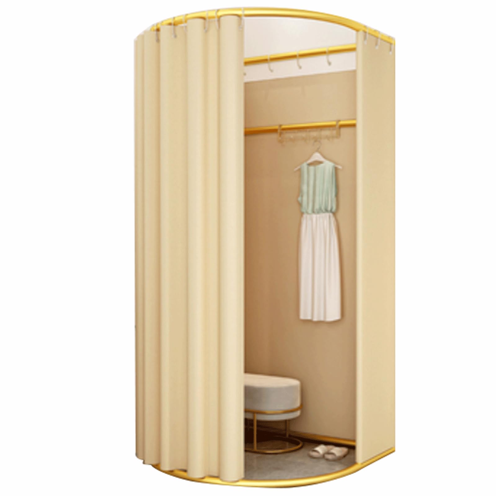 Vestiaire en U pour magasin de vêtements cabine gain de place verticale pour bureau et commerce