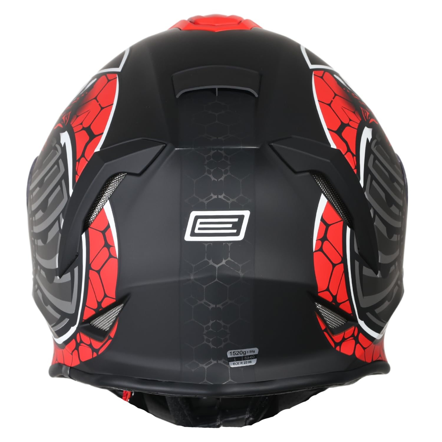 ORIGINE On Road Casco Integrale Casco Moto con Ventilazione ECE