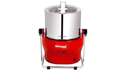 Ponmani Power Plus 225W Wet Grinder, Red