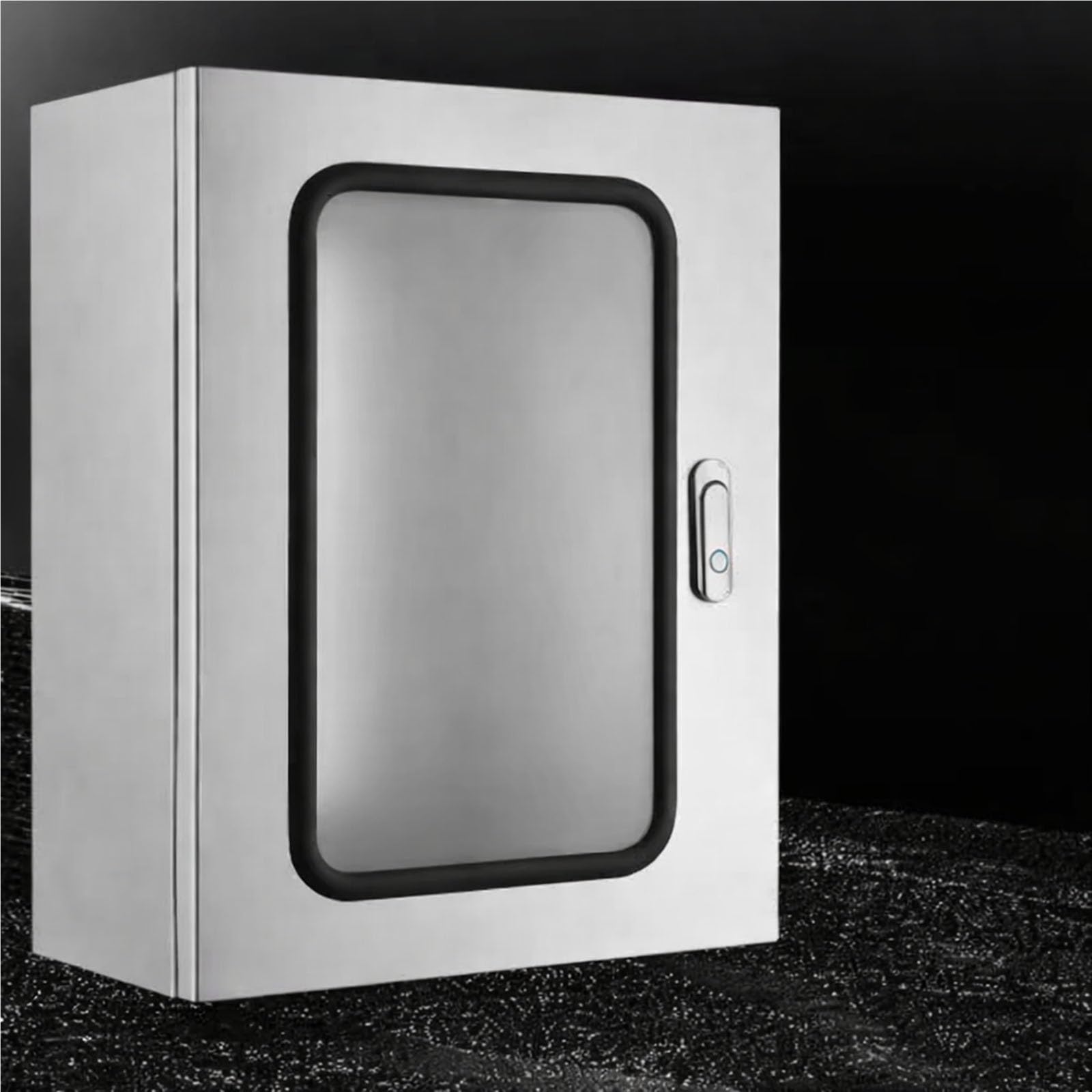 schaltschrank Metall-Steuerkasten, Elektrisches Außengehäuse Mit Klappdeckel, Wandmontierter Elektrischer Kasten, Wasserdicht Für Parkplätze(H x W x D 600x500x250MM/T 1.5MM)