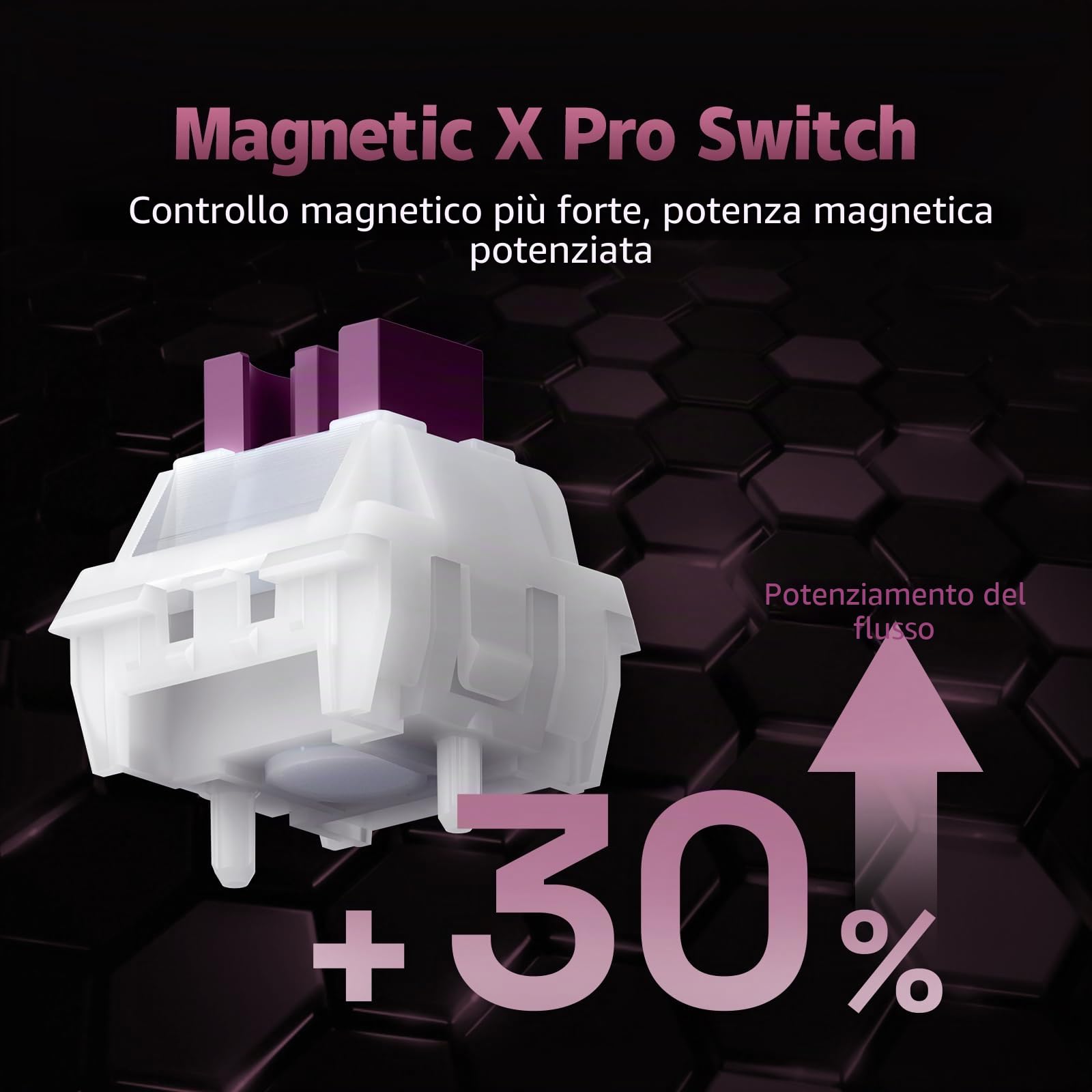 IQUNIX EV63 Tastiera da gioco magnetica effetto Hall 60% | trigger rapido, azionamento regolabile per giocatori FPS, hot swap, SOCD, RGB, custodia completa in alluminio (lama argentata)