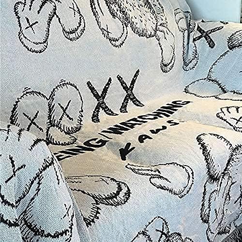 Miniatura 7 de Manta para sofá, cama, silla, tapiz reclinable, de doble cara, reversible, tejido de algodón, tejido de punto para decoración del hogar, sofá