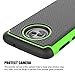 Moto G6 Case, SYONER [Shockproof] Defender Phone Case Cover for Motorola Moto G 6th Generation [Green]