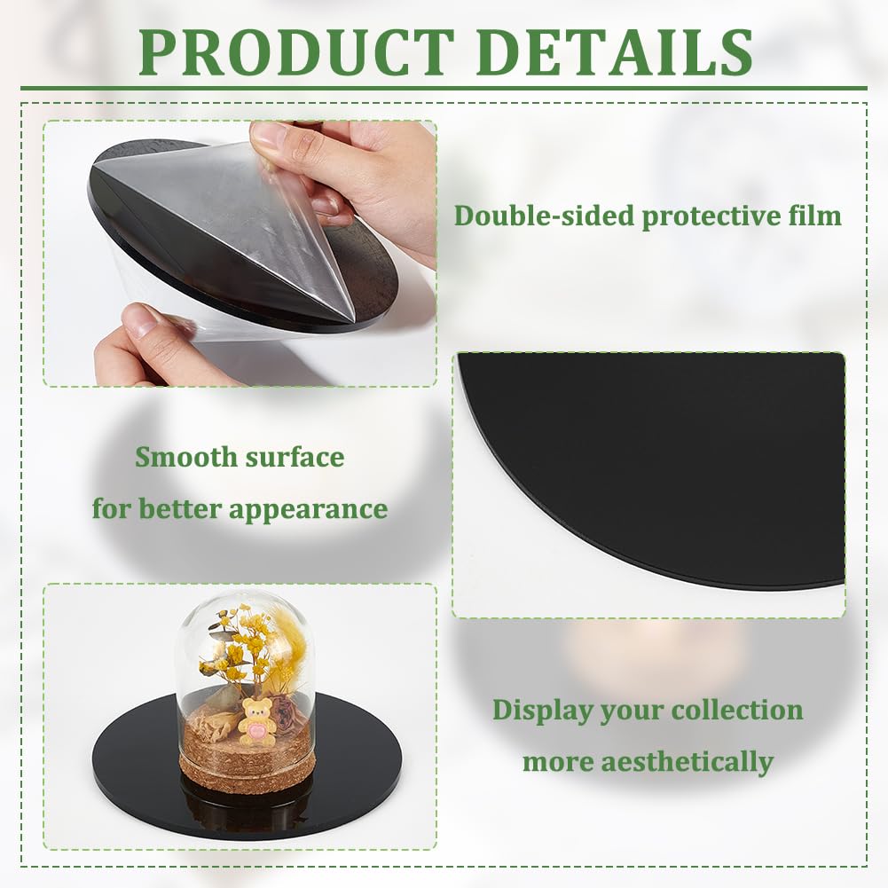FINGERINSPIRE 10Pcs Supports D'Affichage pour Figurines Plastique 6cm Support pour Modèle Avec Cheville Base Ronde Plate Noire Avec 10Pcs Adhésif pour Figurines Modèles Poupons Fournitures Exposition FINGERINSPIRE 10Pcs Supports D'Affichage pour Figurines Plastique 6cm Support pour Modèle Avec Cheville Base Ronde Plate Noire Avec 10Pcs Adhésif pour Figurines Modèles Poupons Fournitures Exposition