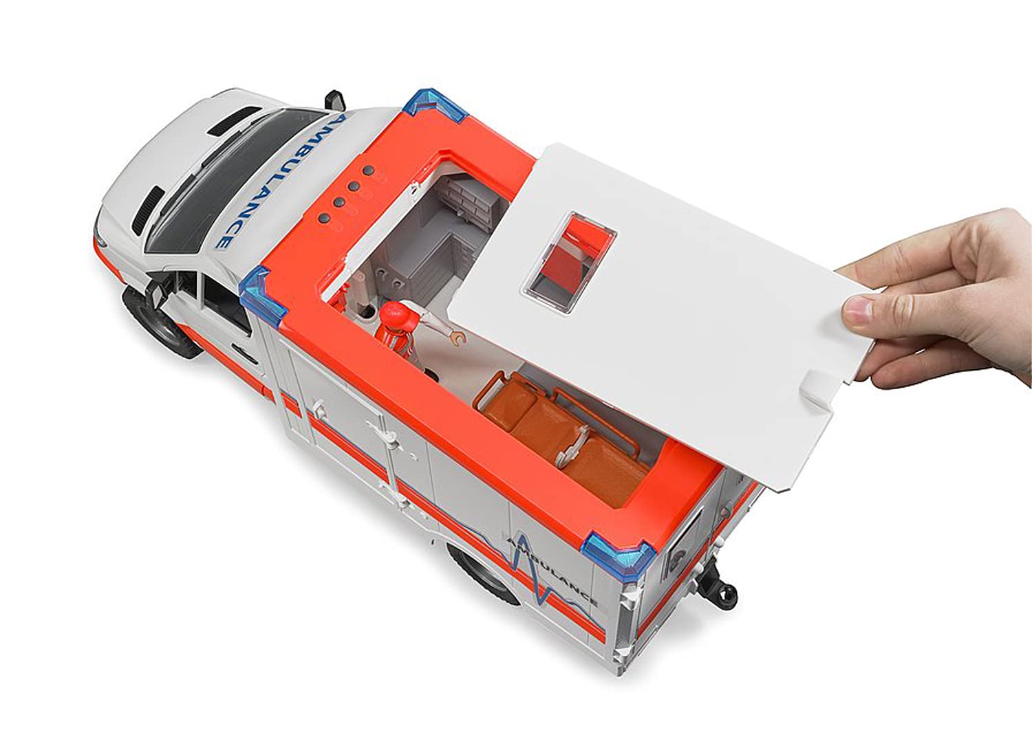 BRUDER - 02536 - Véhicule Ambulance MERCEDES BENZ Sprinter avec ambulancier