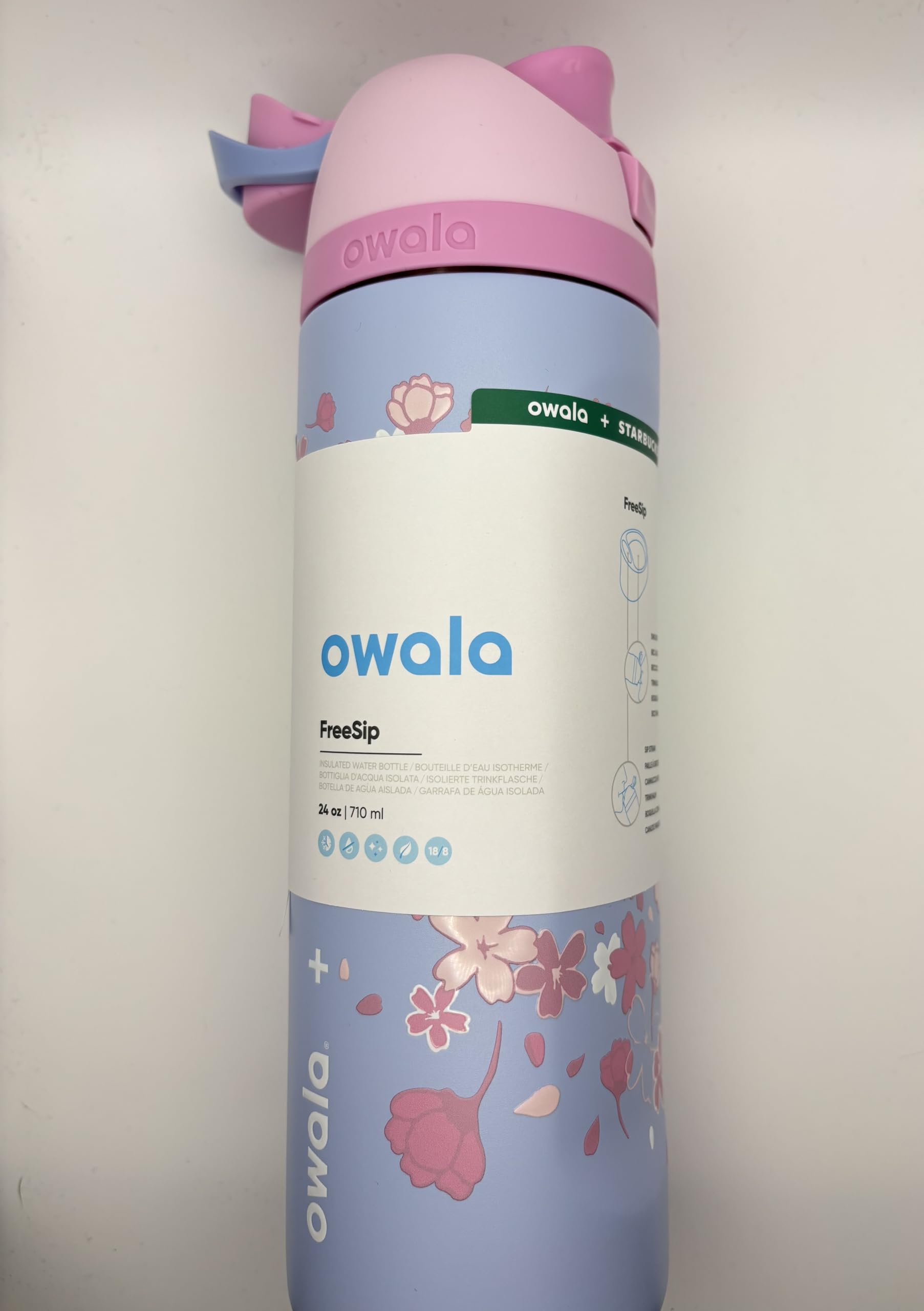 STARBUCKS Owala x Limited Edition Spring Flowers FreeSip Water