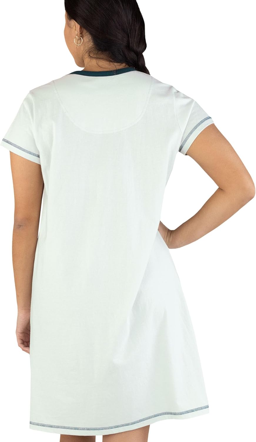 Lazy One Women's Nightgown, Funny V-Neck Sleep Shirt for Women, Novelty Pajama Shirt - Image 2