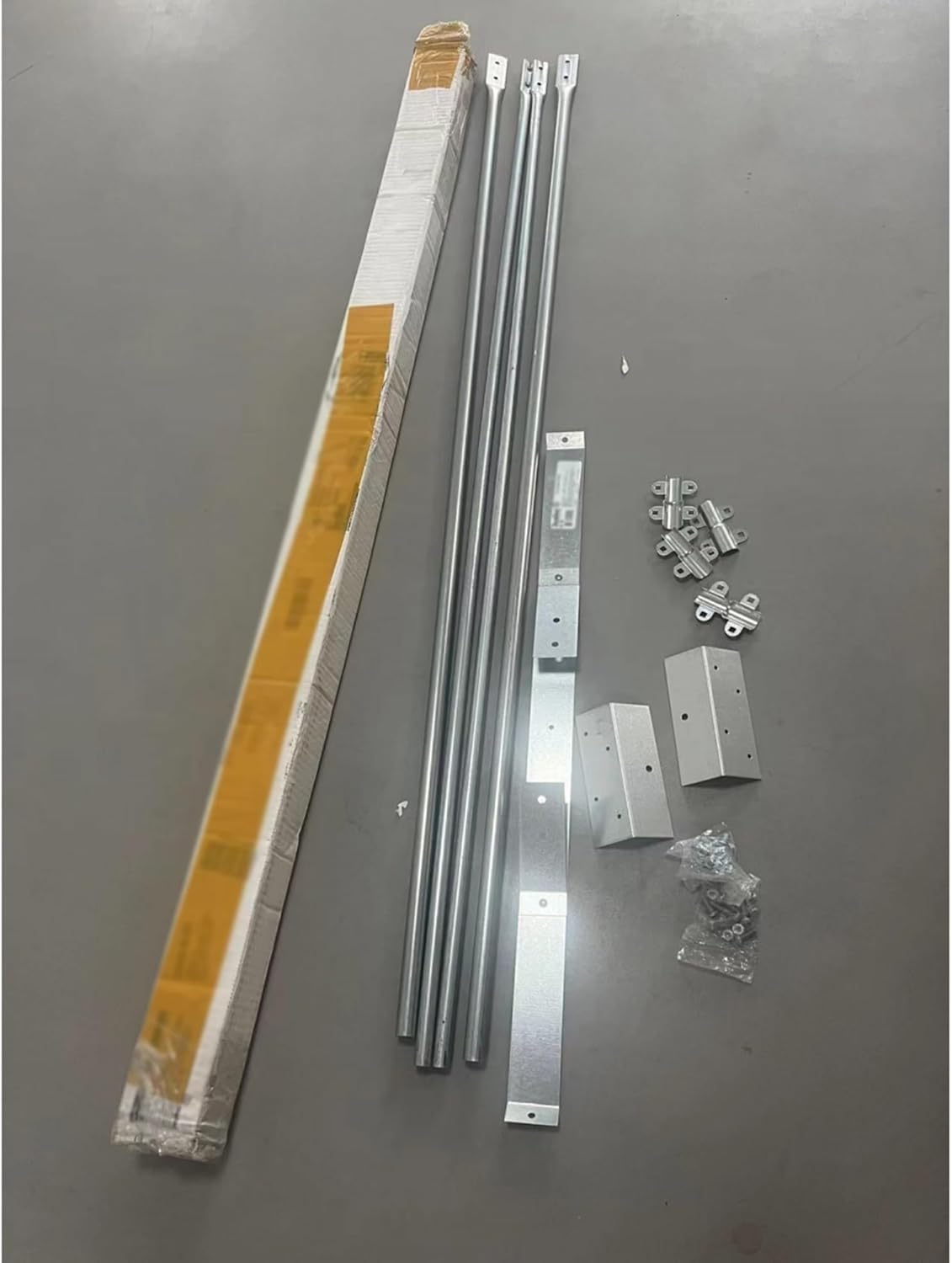 Stainless Steel Chimney Pipe Support Bracket Kit - Adjustable Extended Roof Bracket, Weatherproof & Snowstorm Resistant for Chimney Stoves & Vent Pipes (10.5in/26.7cm)