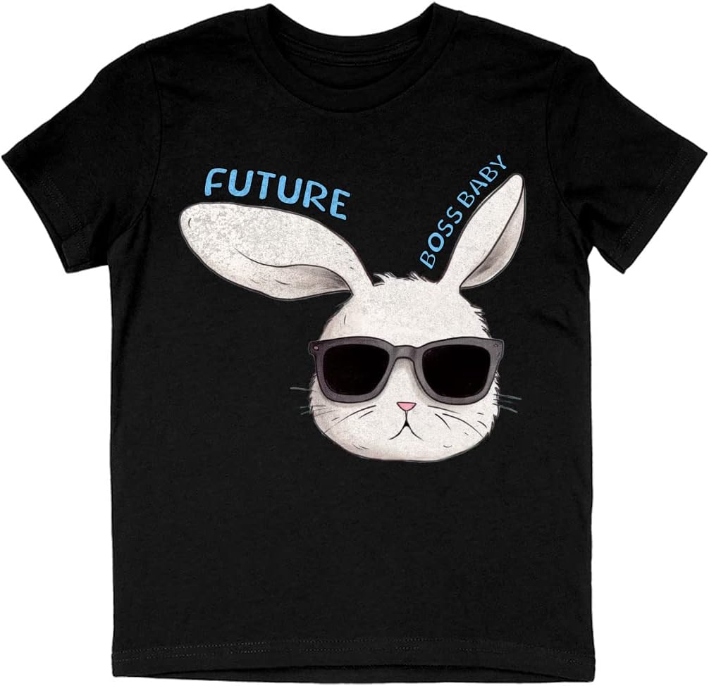 Rabbit Print Kids' T-Shirt - Cool T-Shirt - Animal Tee Shirt for Kids