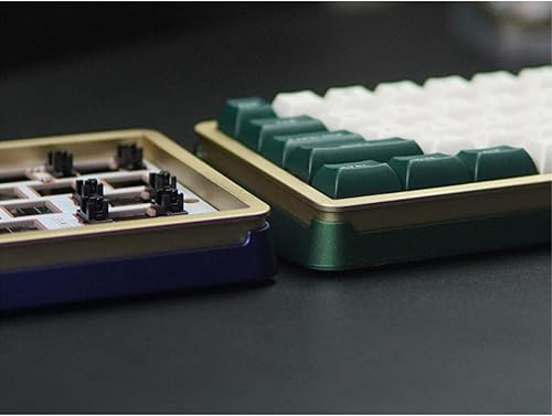 Miniatura 7 de DRAOZA GK61 - Kit de teclado mecánico para juegos personalizado, carcasa CNC de metal de aluminio, interruptor RGB de 3 pines5 pines, modo triple