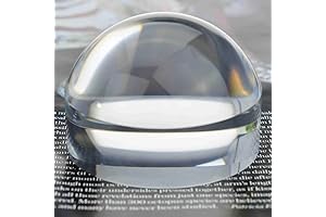 YOCTOSUN Magnifying Glass 5X Magnifier with 2.5-Inch Paperweight Acrylic Dome