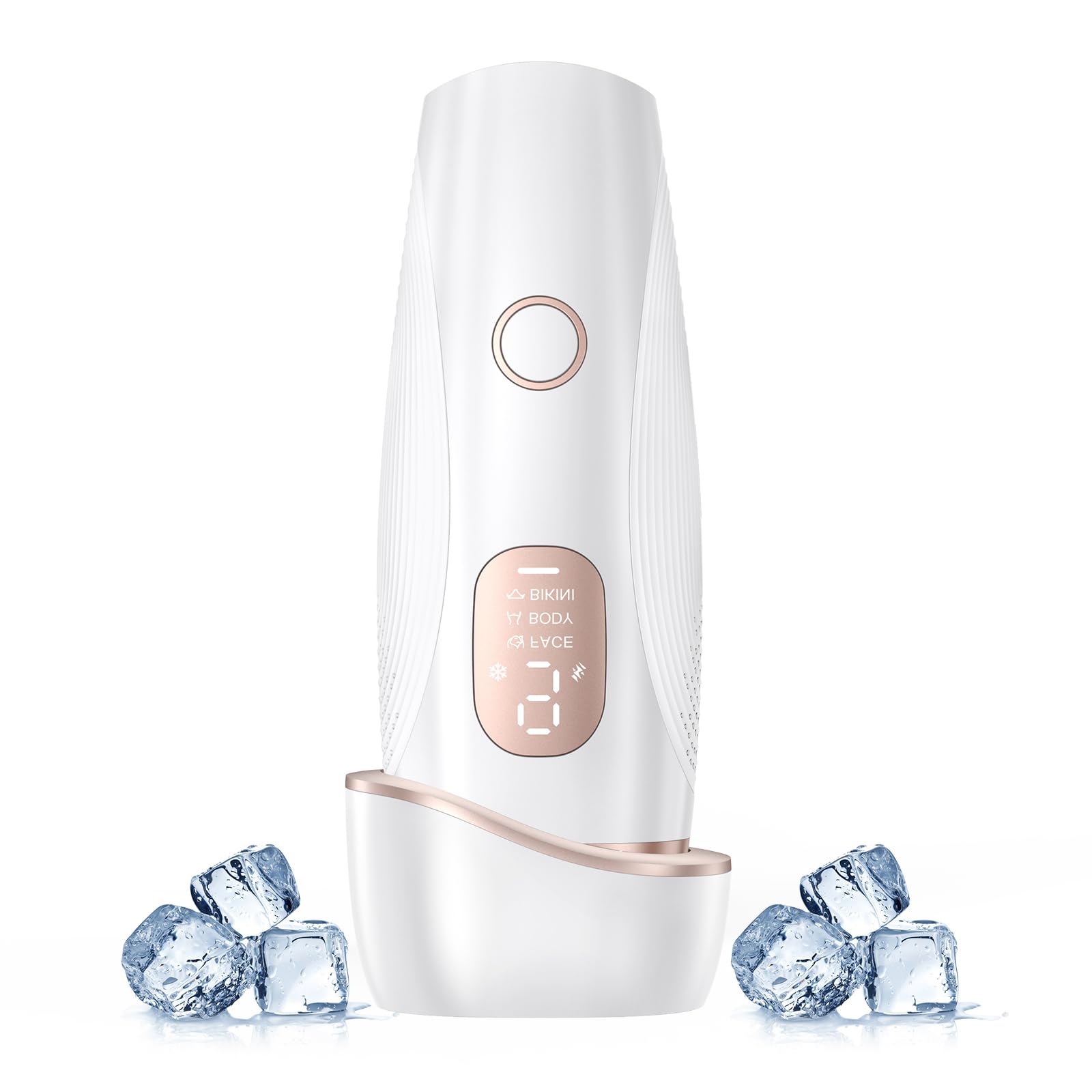 LYSMOSKI Laser Hair Removal, 10-Mins Full Body IPL Hair Removal, At-Home Hair Remover Device for Armpits Back Legs Arms Face Bikini Line