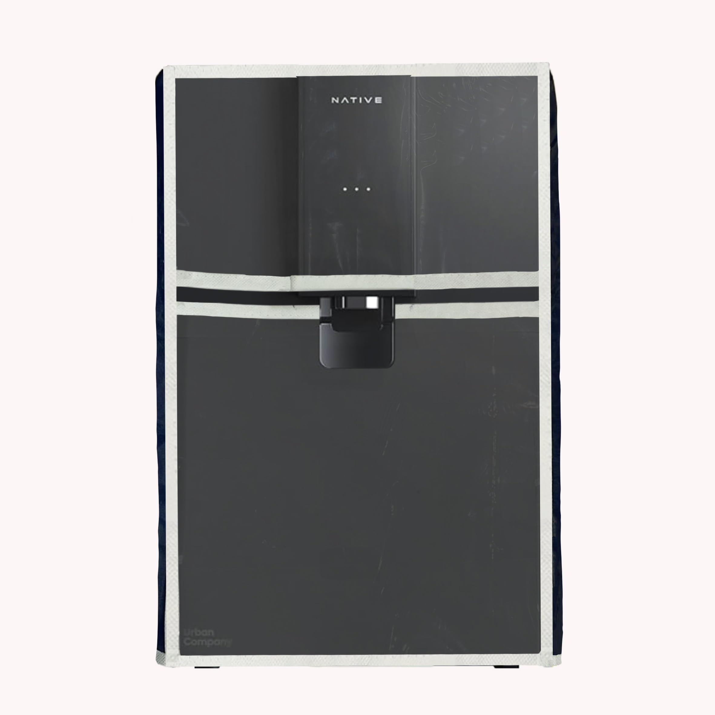Water Purifier Cover Compatible with Urban Native M0 RO+UV – Dustproof, Waterproof, Oil Stain Protection, Transparent Front, Velcro Closure, Fits Wall-Mounted/Table-Top-image-3
