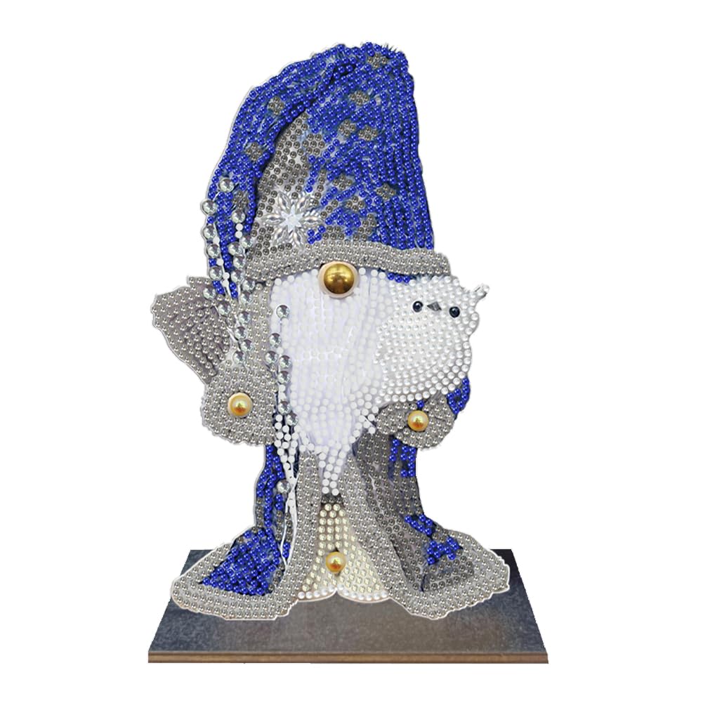 Fiorky Wooden Desktop Diamond Painting Ornament Winter Owl Table Top Diamond Painting Decor Baby Giraffe Diamond Painting Table Decor Diamond Painting Desktop Decor for Home Office Decor