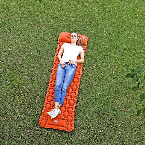 image for oaskys Camping Sleeping Pad Ultralight Backpacking Air Mattress with I