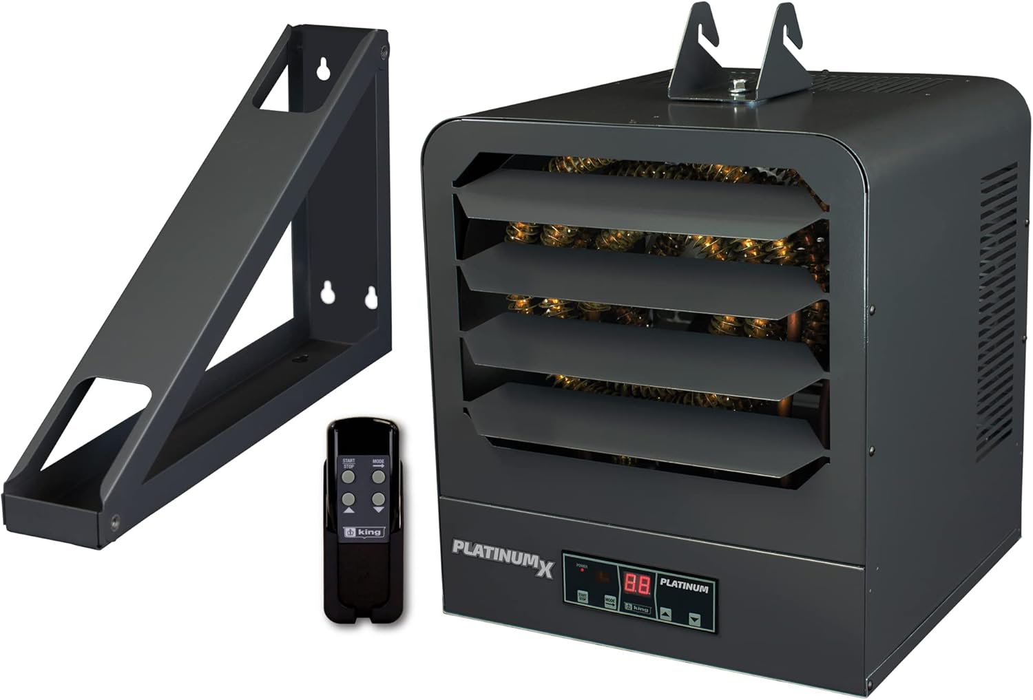 KING KB2015-1-PLTMX-FB KB PlatinumX Electronic Unit Heater w/Fuse Block, 15Kw / 208V / 1Ph