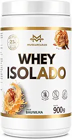Whey Isolado Muscle Clean Zero Lactose - 900g (Pote, Baunilha)