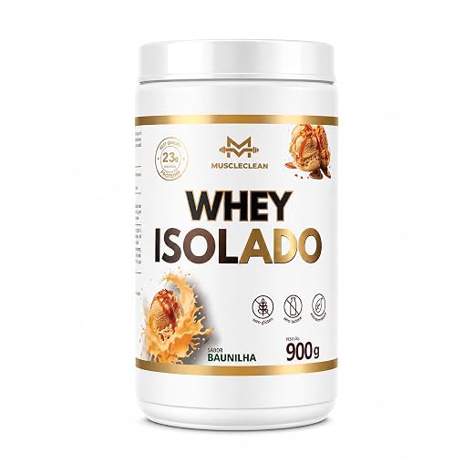 Whey Isolado Muscle Clean Zero Lactose - 900g (Pote, Cookies) (900g, Cookies)