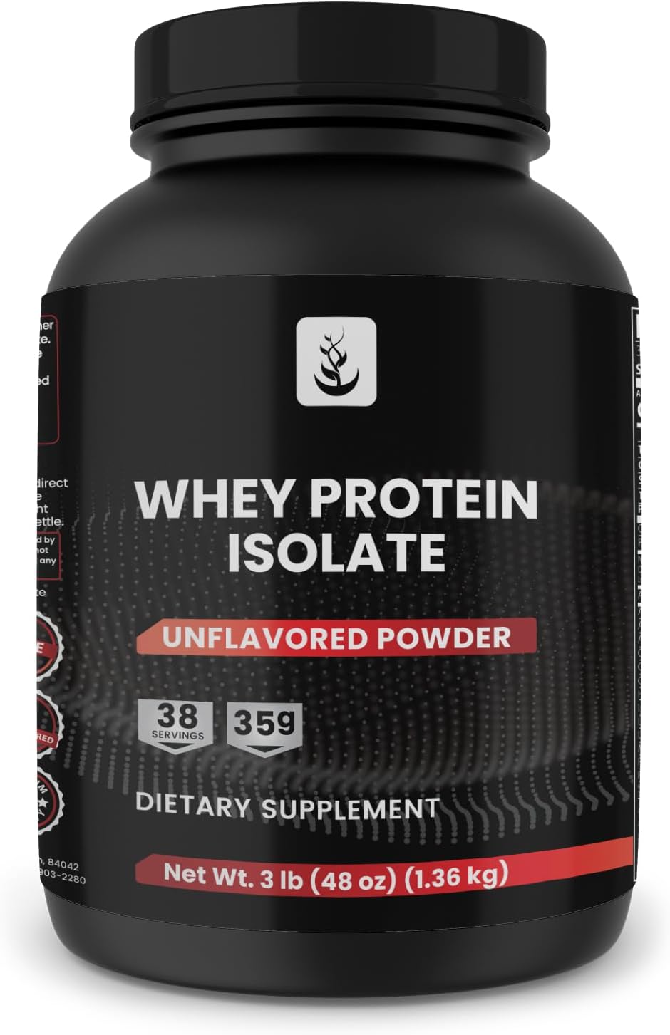 PURE ORIGINAL INGREDIENTS Whey Protein Isolate, 3 lb