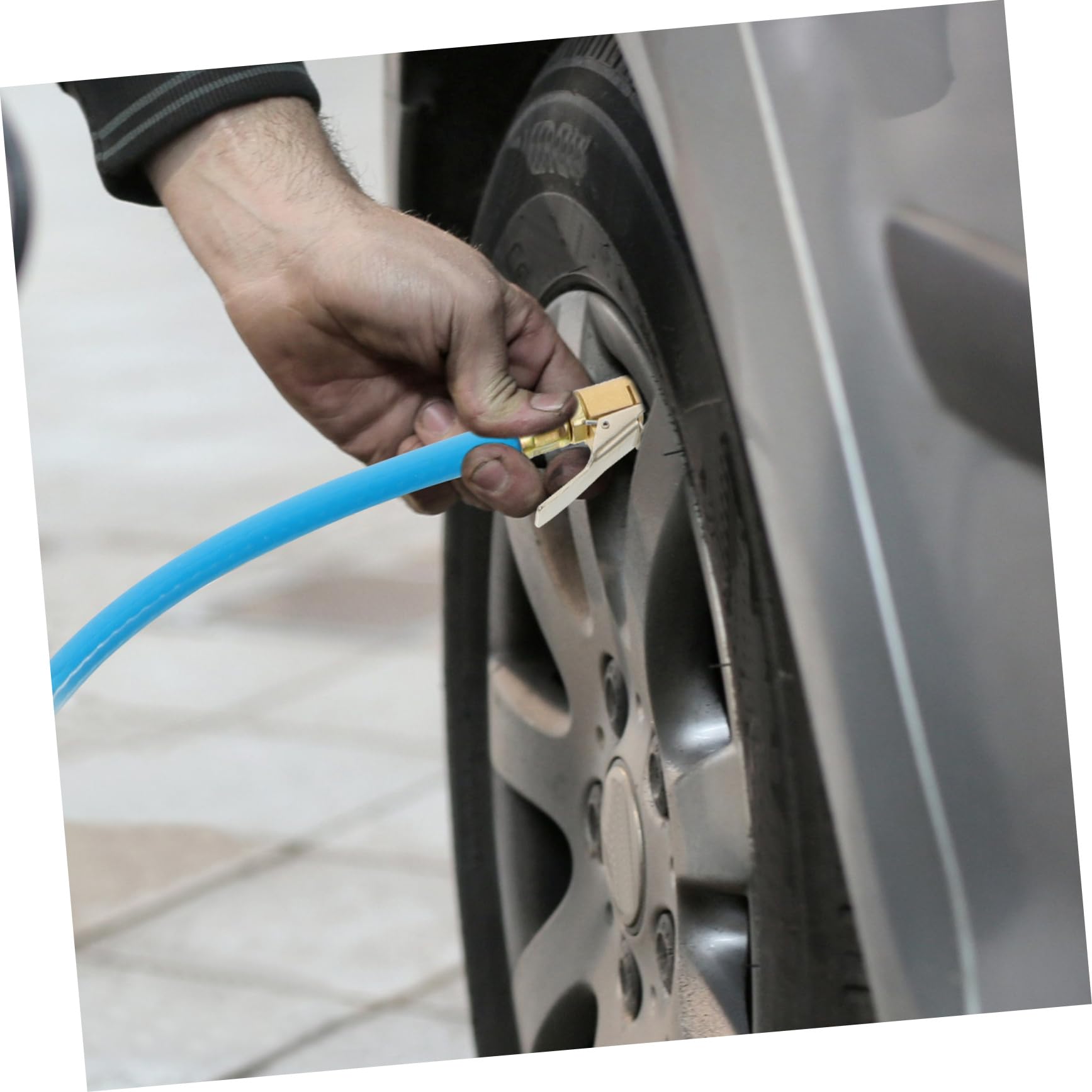 Manomètre de Pression des Pneus pour Voiture, Affichage Numérique | Alliage D’aluminium, Léger et Facile à Transporter, Mesure Précise du Pneu de Voiture