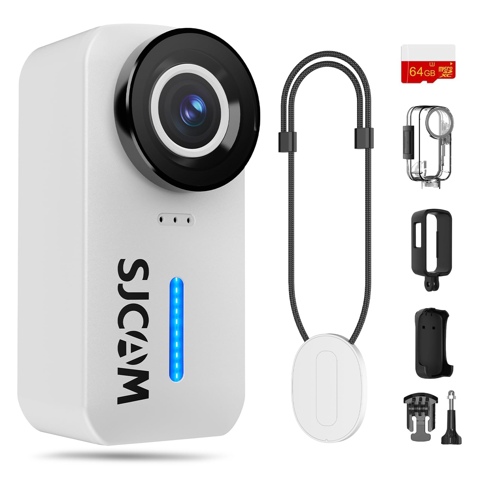 SJCAM C110+ 4K30FPS Action Camera Ultra HD with EIS, 170 Degree Wide Angle 98FT Waterproof Camera (White)-image-22