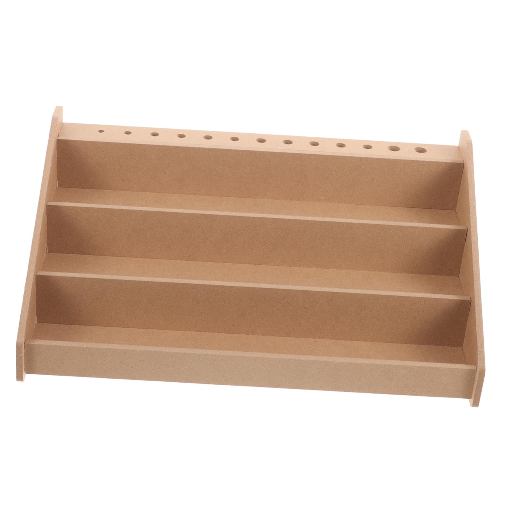 Support de rangement bois pour peinture acrylique et organisateur de pigments pour artistes