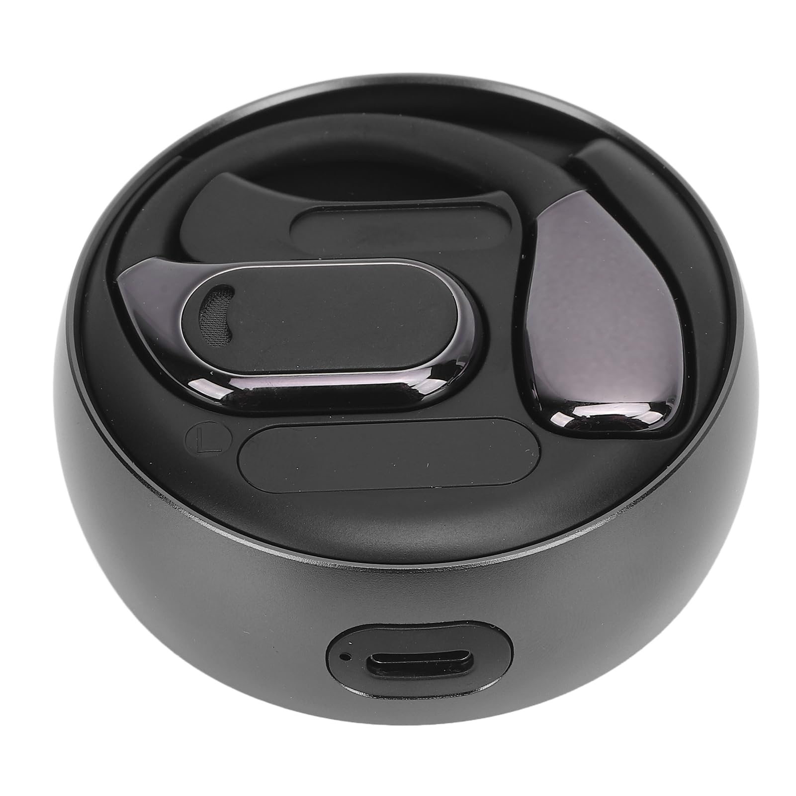 Fabater Auricolari per Traduzione Wireless, Dispositivo Traduttore Multifunzionale con Supporto APP per Musica e Chiamate, Ideali per Studenti di Lingue, Confezione da 2 (BLACK)