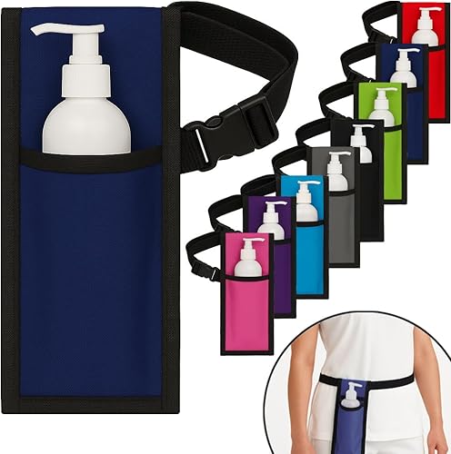 Miniatura 8 de Royal Massage Funda para botella de aceite con correa ajustable, cintura o bolsa de hombro manos libres para terapeutas, se adapta a la mayoría de