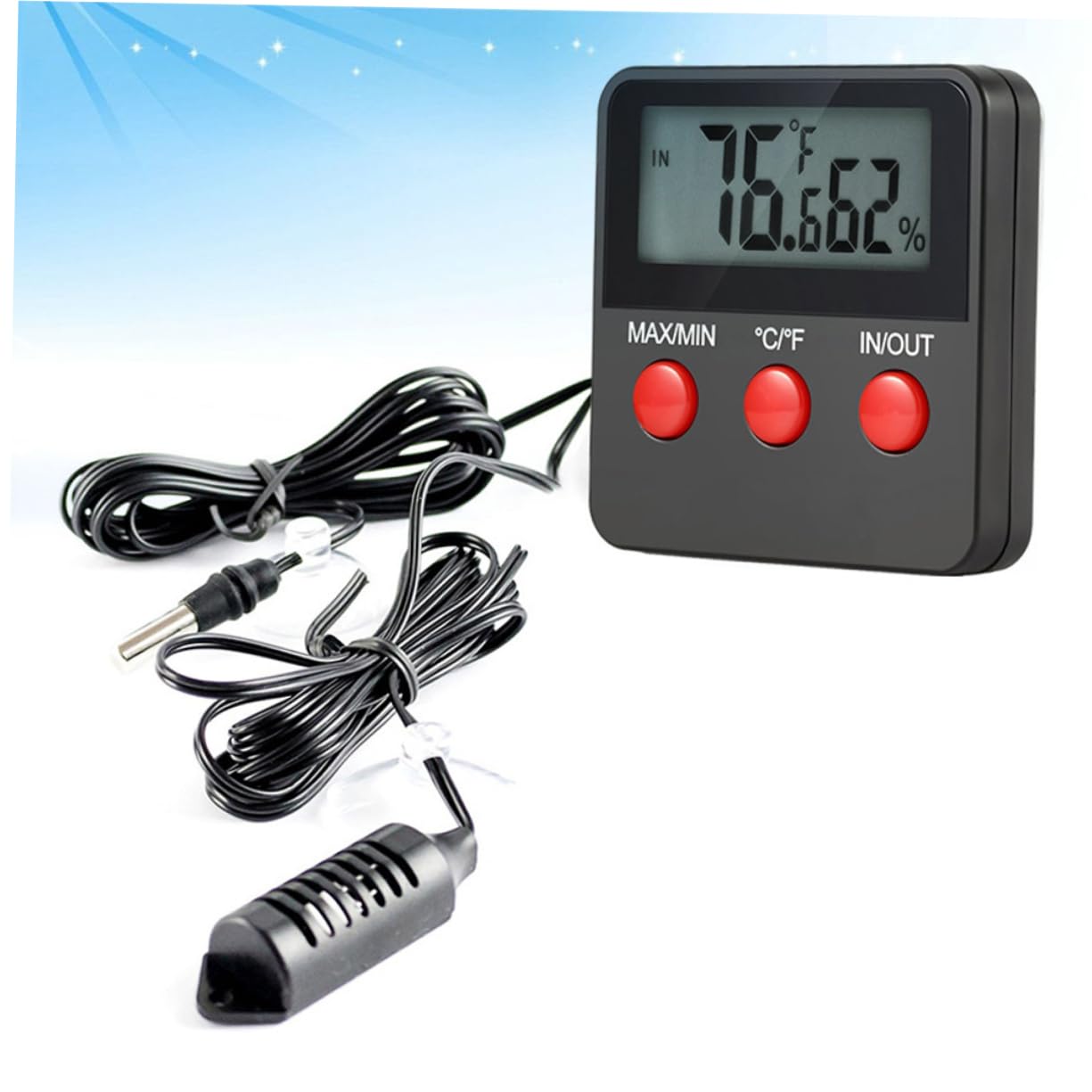 Artibetter 3 Pz misuratore di Temperatura Digitale igrometro termometro idrometri umidità termometri misuratore umidità misuratore di umidità Digitale misuratore di Temperatura e umidità