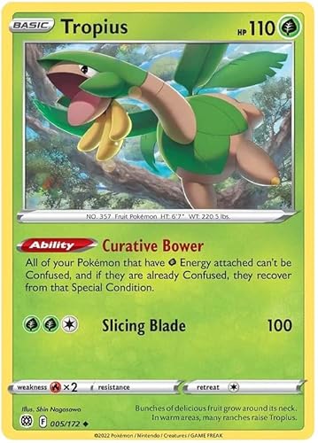 Tropius - 005/172 - Uncommon - Schwert & Schild: Brillante Sterne