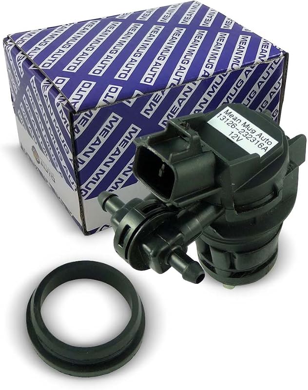 Bomba do lavador do para-brisa Mean Mug Auto 12 V com anel de vedação – Substitui BBP167482