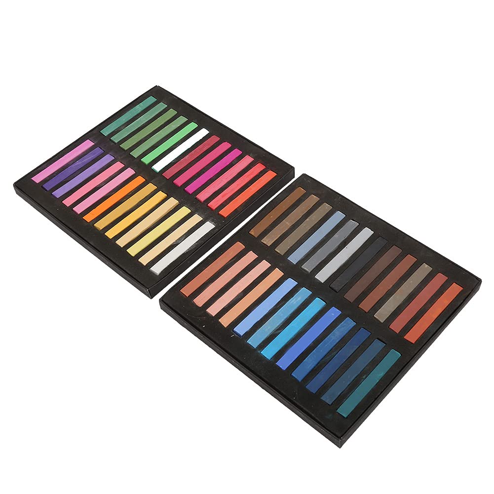 AYNEFY Colorful Chalk 48-Pack Soft & Vibrant Pastel Painting Chalks for Art Graffiti Smooth Application Creative Drawing Coloring Projects - Image 2