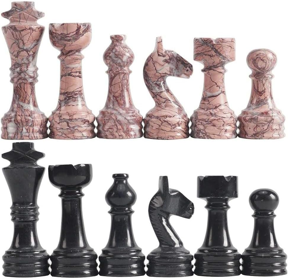 CHESS FIGURES (BLACK AND  MARINARA)