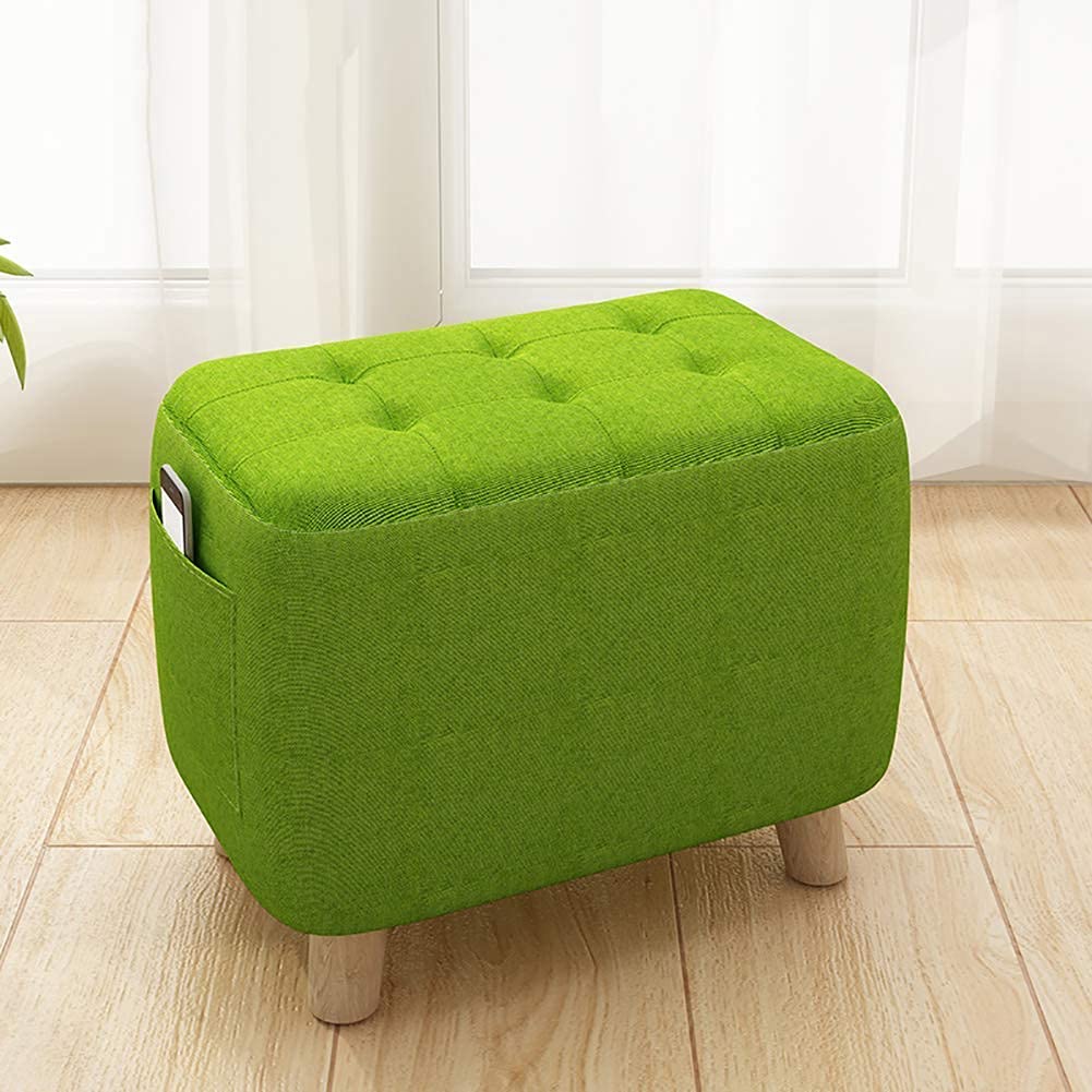 Pouf en mousse à mémoire de forme et repose-pieds table basse E
